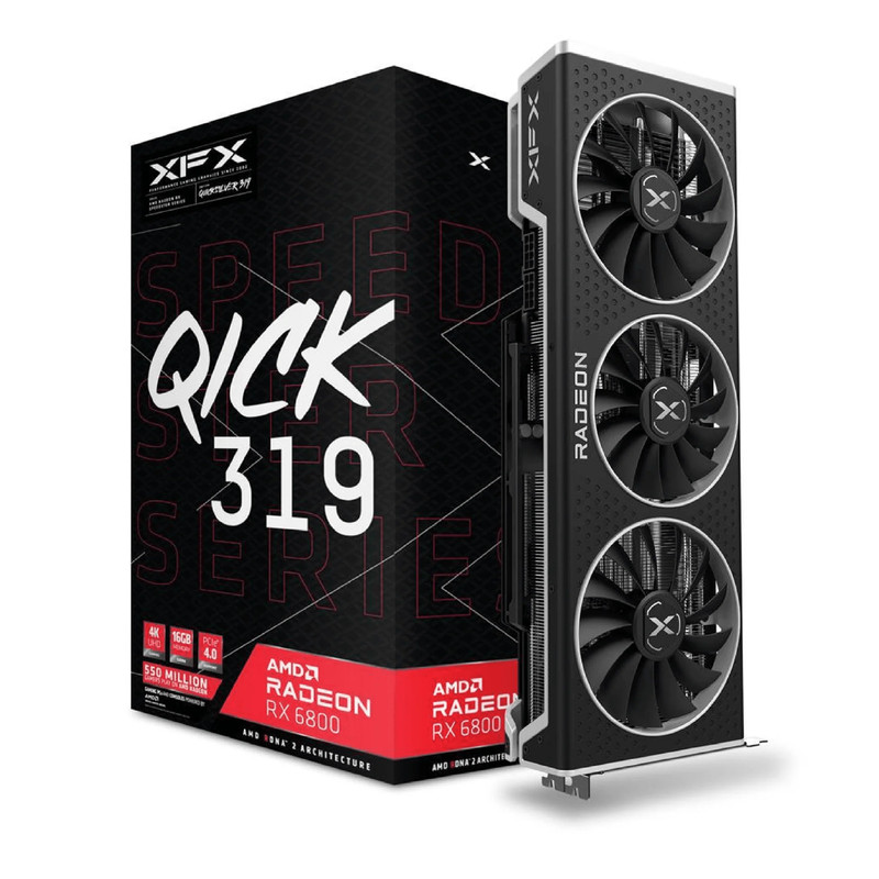 XFX Radeon RX 6800 Speedster QICK319 16GB GDDR6 - كرت الشاشة